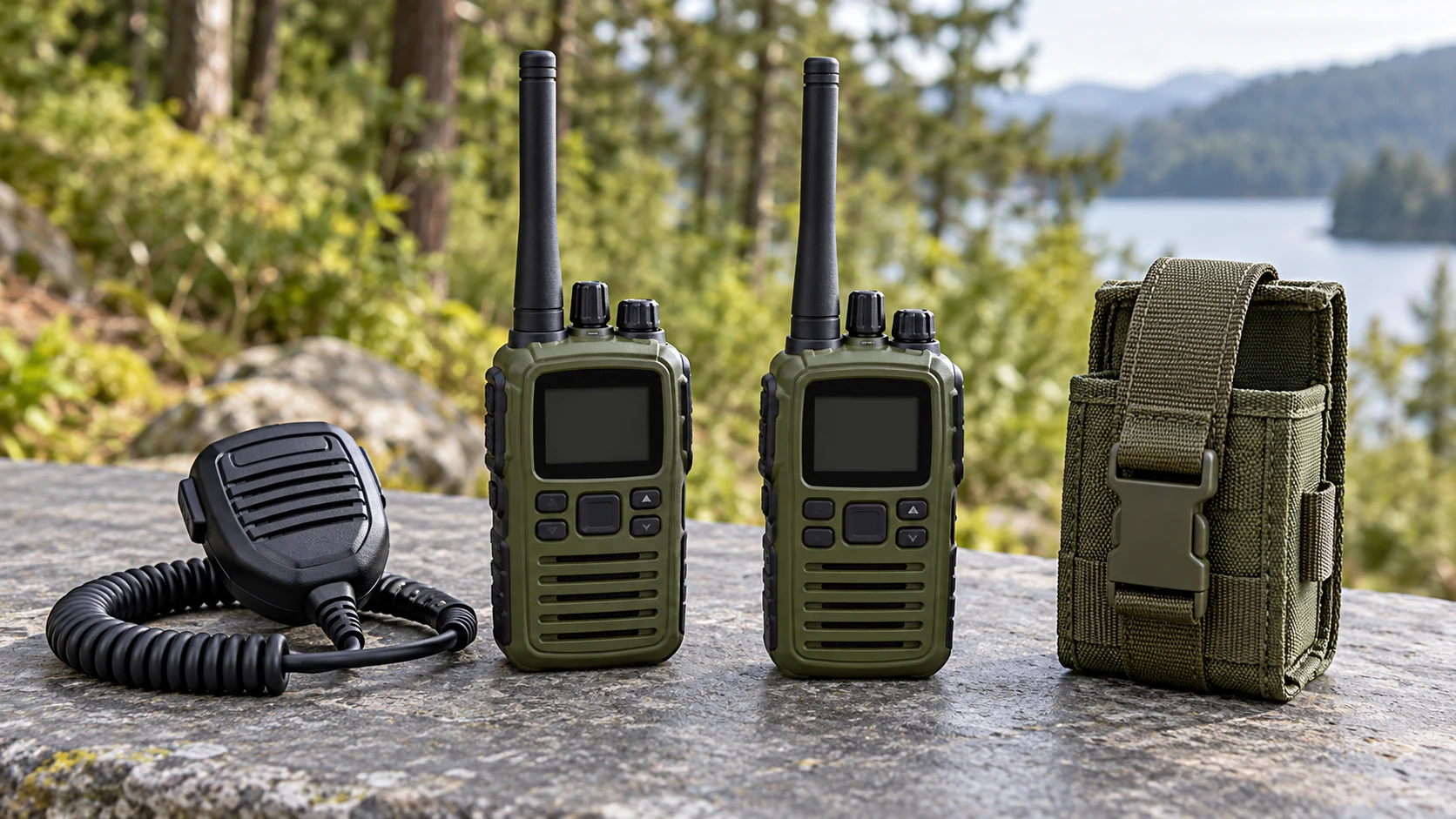Two-way radio accessories collection